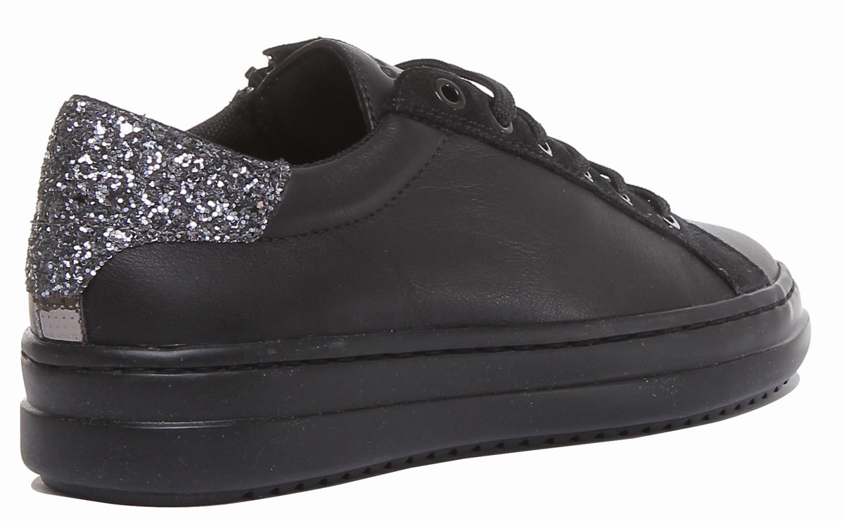 Geox D Pontoise G In Black Slip Control