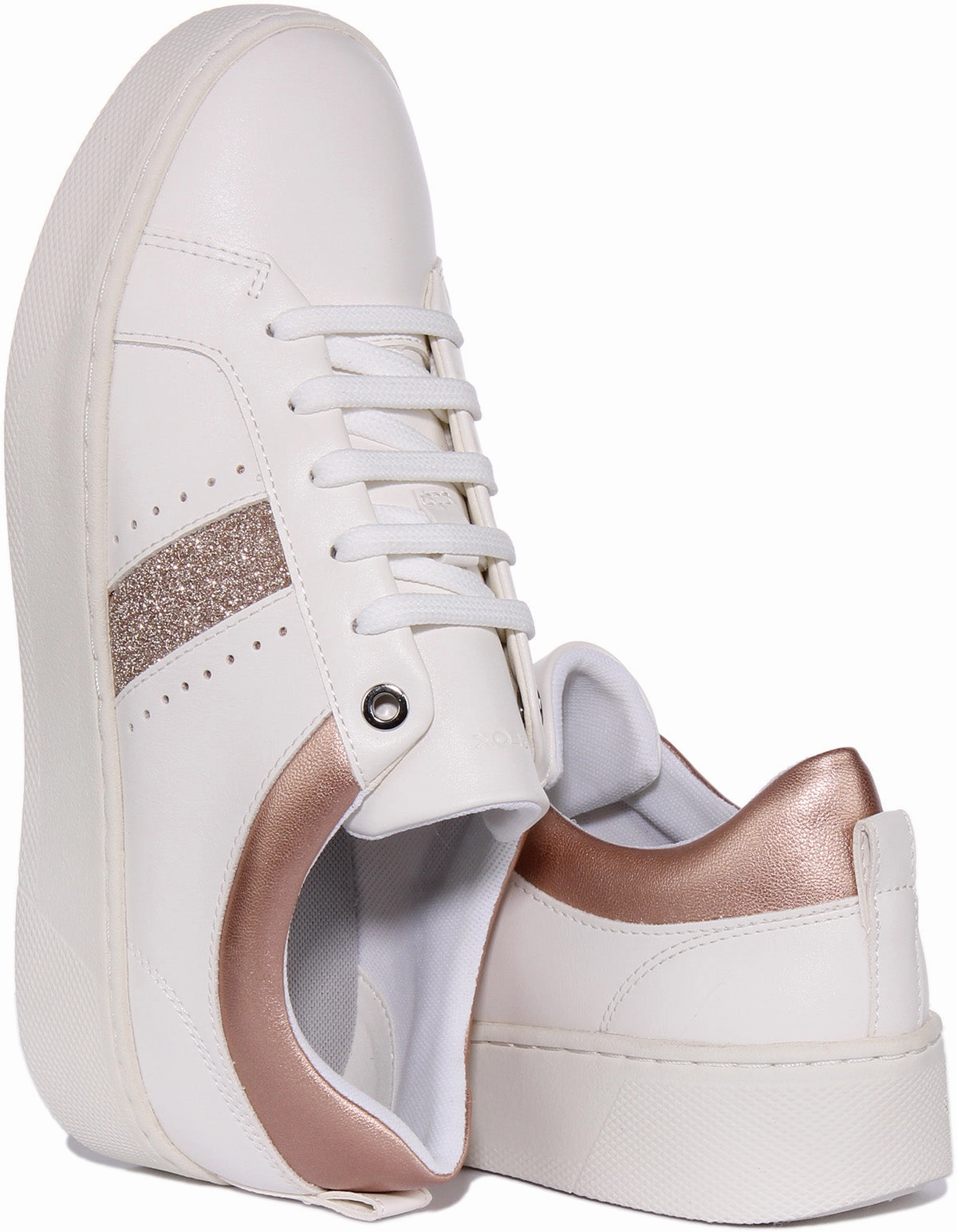 Geox D Skyely A In White Gold For Women Comfort Glide