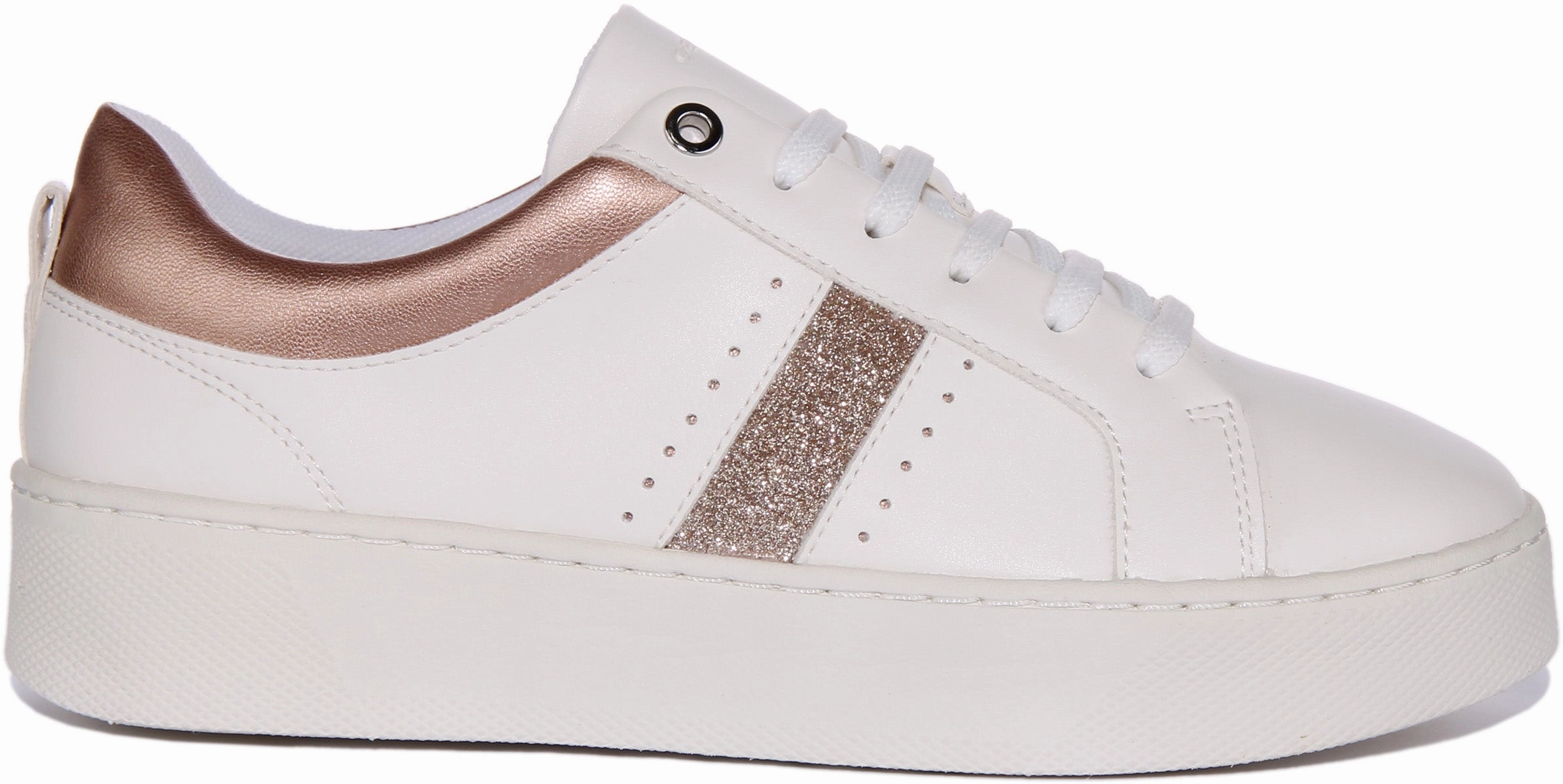 Geox D Skyely A In White Gold For Women Comfort Glide