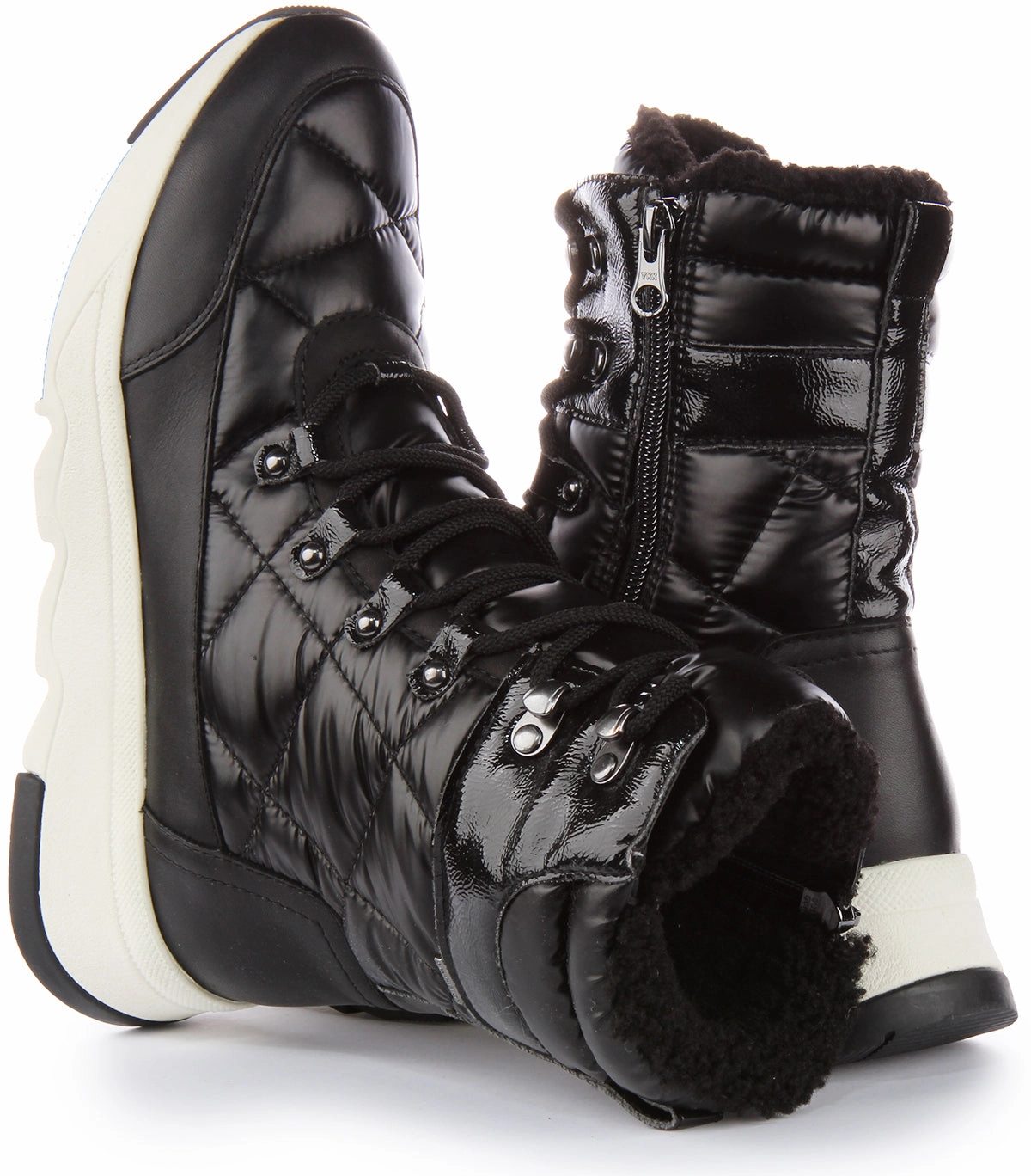 Geox Falena B Abx In Black For Women Trail Terrain Shoes