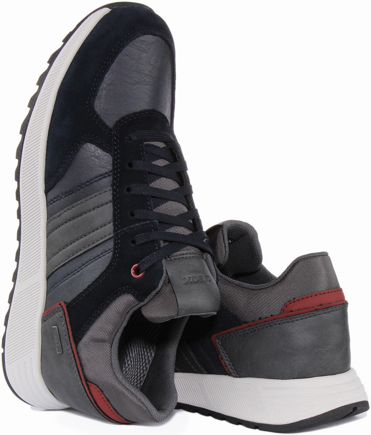 Geox U Molveno In Navy For Men Streamlined Fit