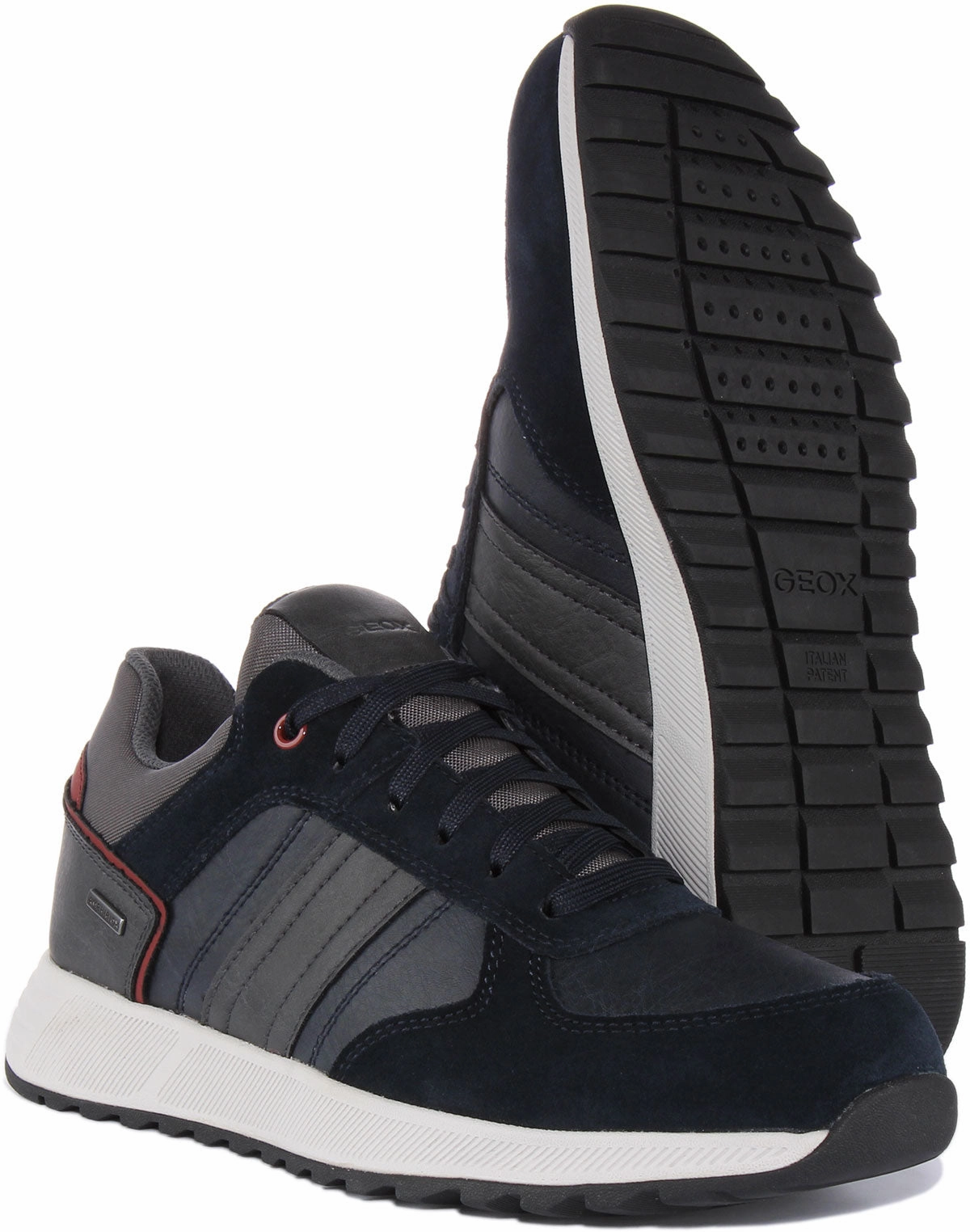 Geox U Molveno In Navy For Men Streamlined Fit