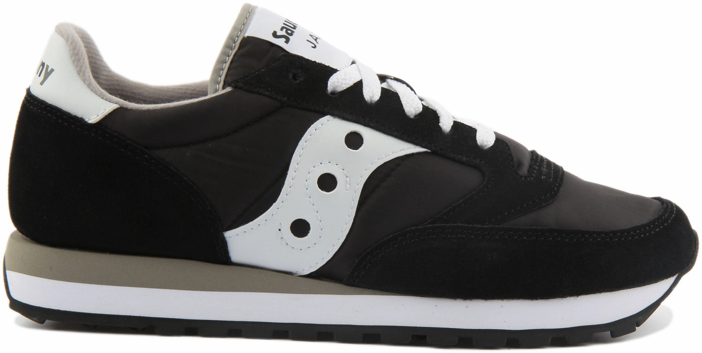 Glide Comfort Saucony Jazz Original Shoes In Black White For Men