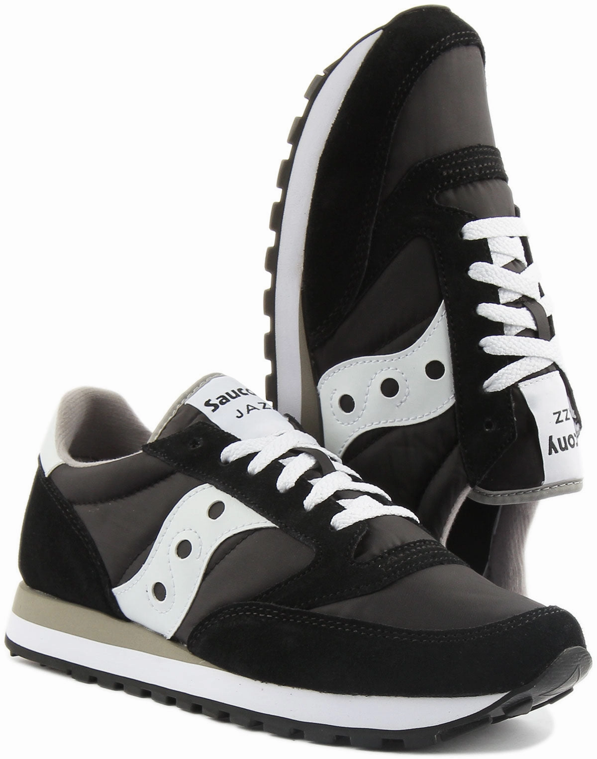 Glide Comfort Saucony Jazz Original Shoes In Black White For Men