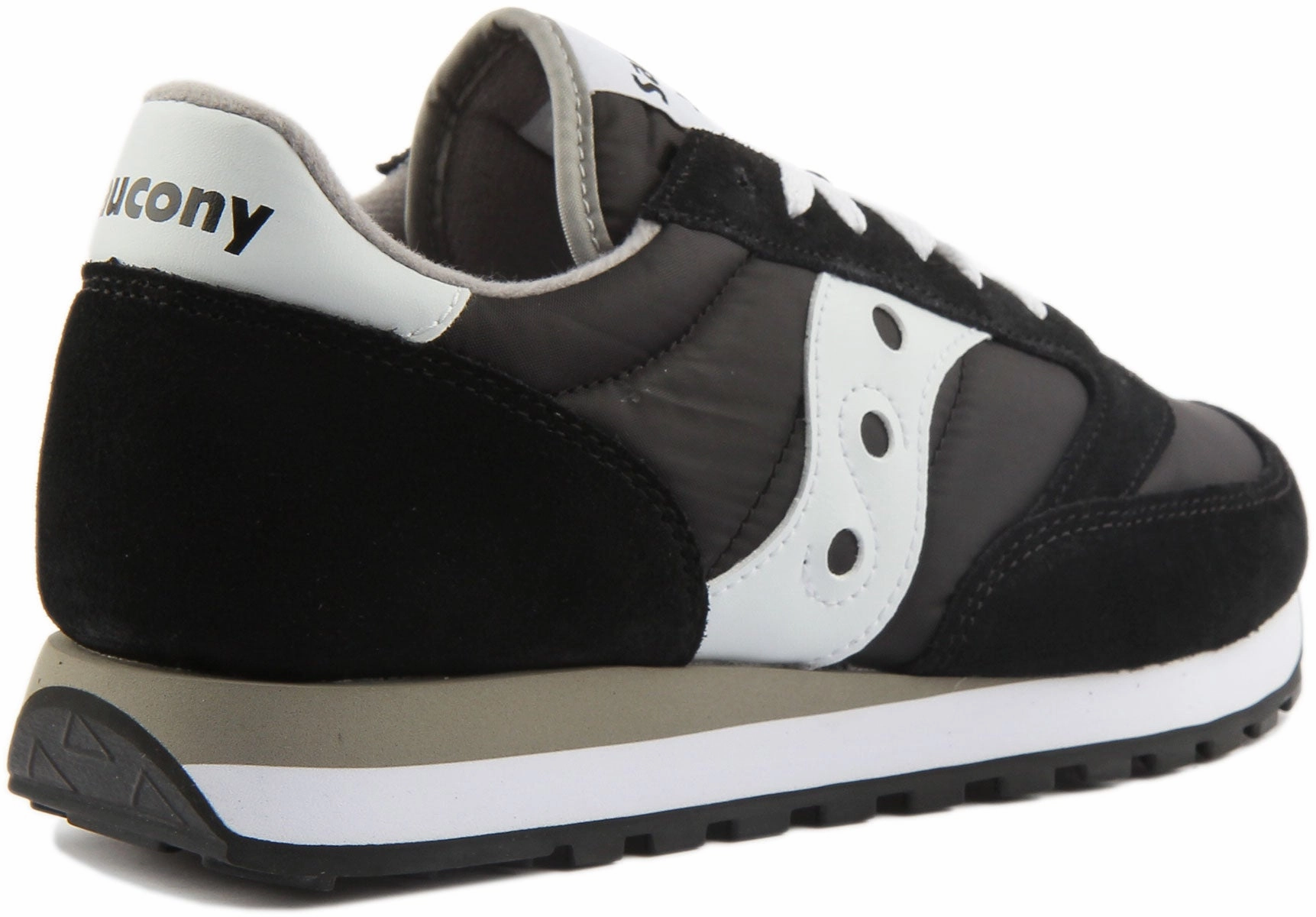 Glide Comfort Saucony Jazz Original Shoes In Black White For Men