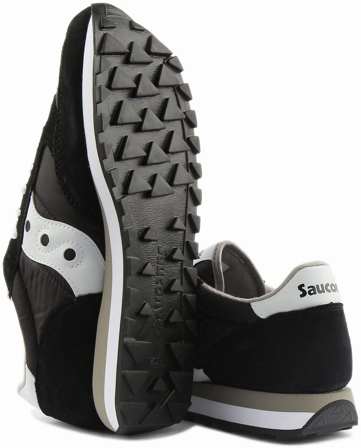 Glide Comfort Saucony Jazz Original Shoes In Black White For Men