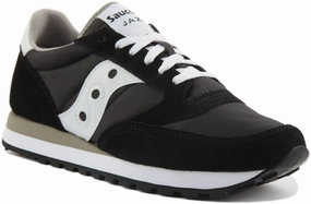 Saucony Jazz Original Shoes In Black White For Men Heel-to-toe transitions feel fluid and responsive Reliable