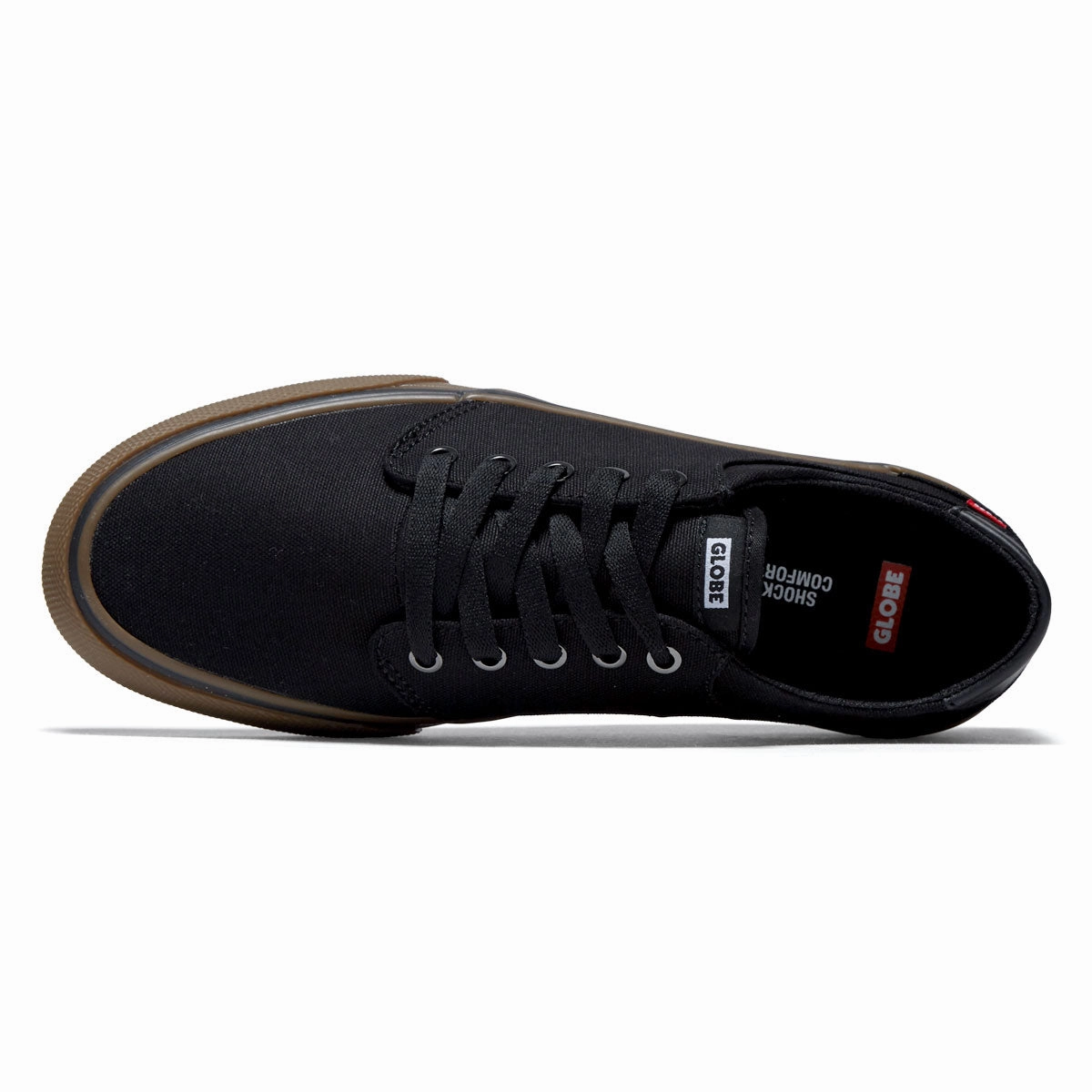 Globe Goodstock Shoes - Black/Gum Motion Grip