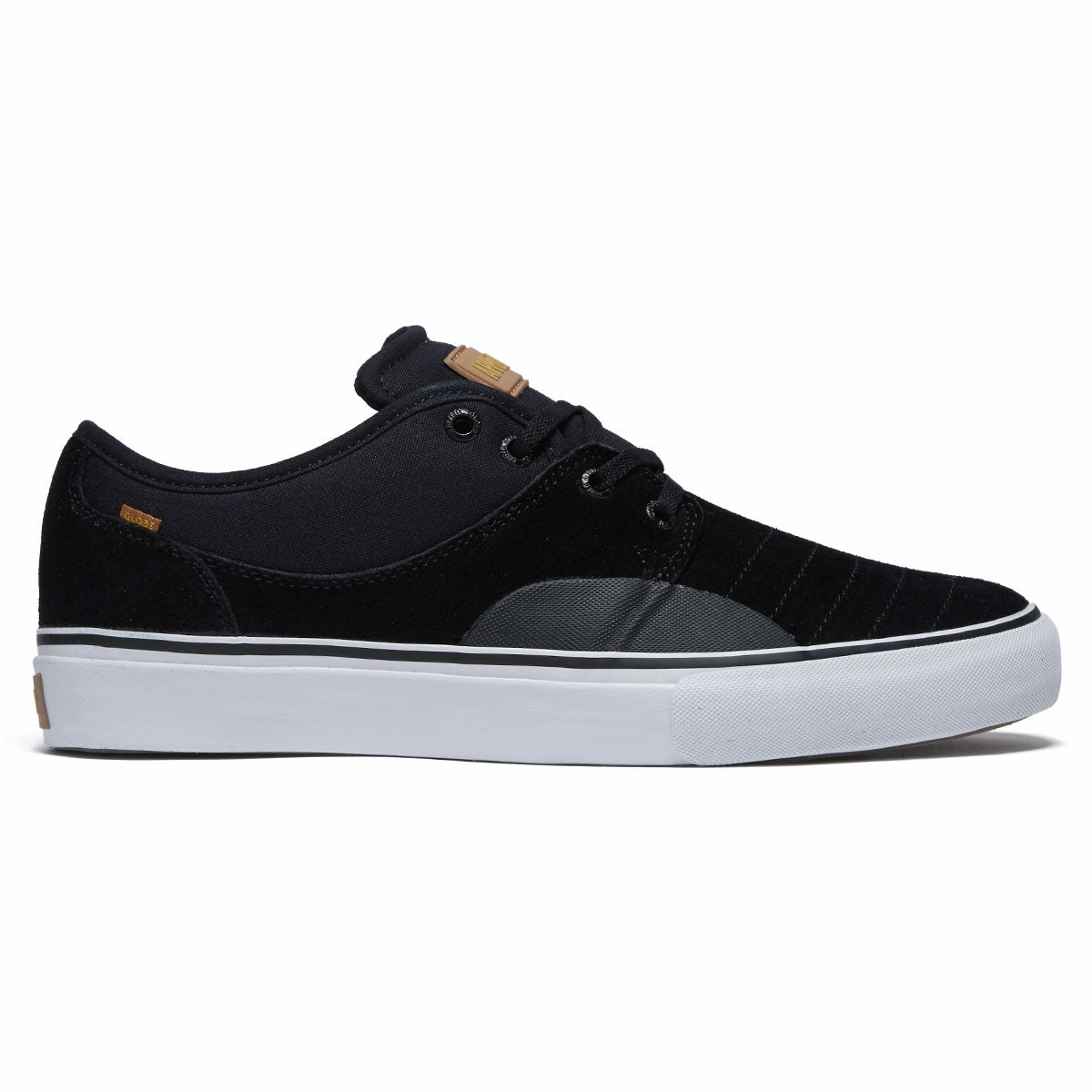 Social Scene Pro Inspired Globe Mahalo Plus Shoes - Black/Tan/White