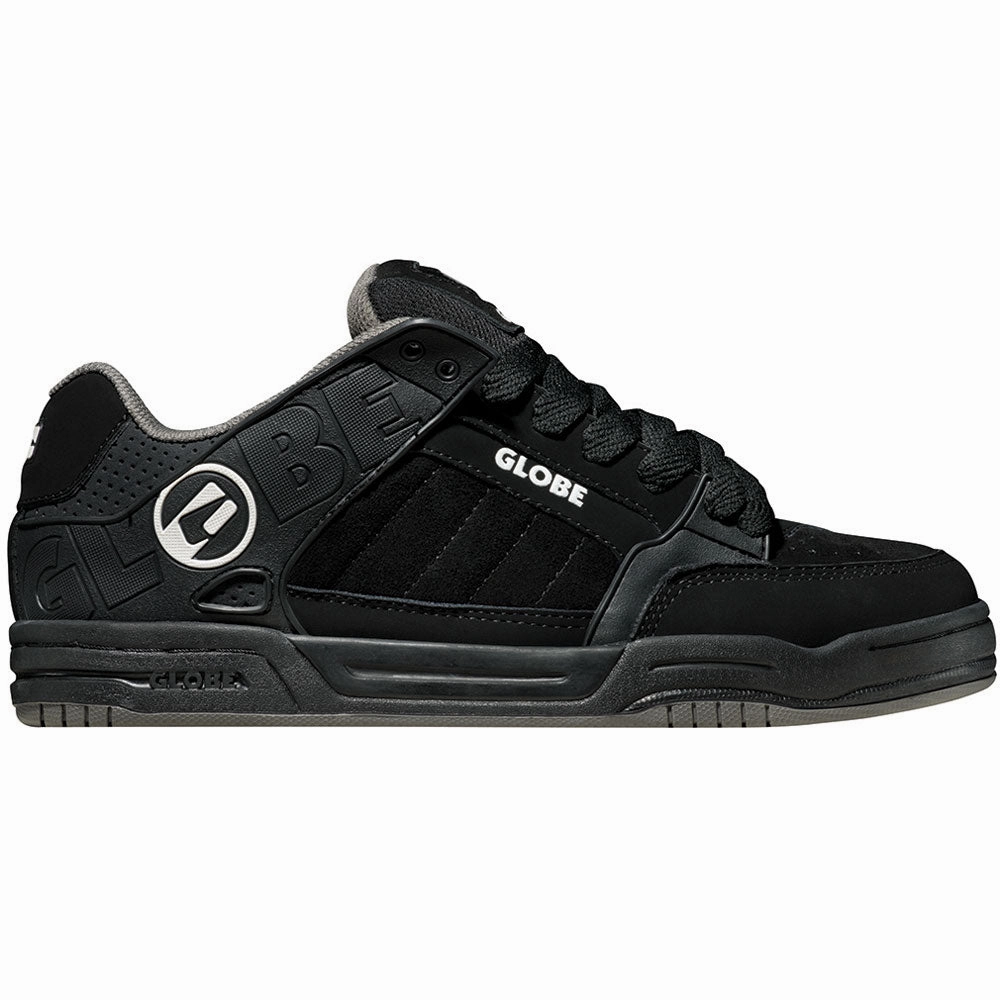 Globe Tilt Shoes - Black/Black Flexible Cushion