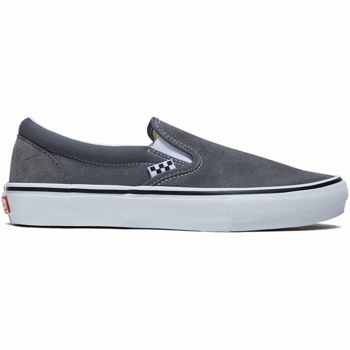Vans Skate Slip-on Shoes - Pewter/White Ultra Comfort