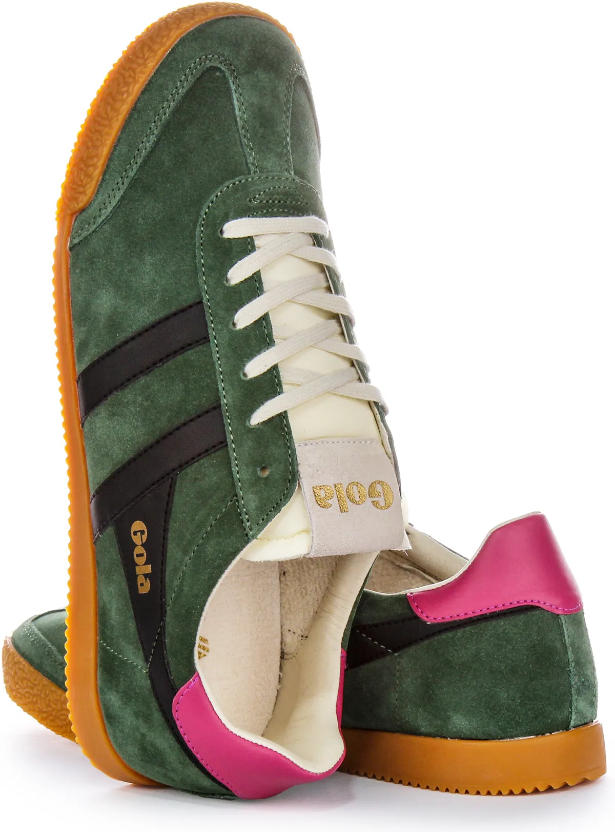 Gola Classics Elan In Green Black For Women Trail Ready