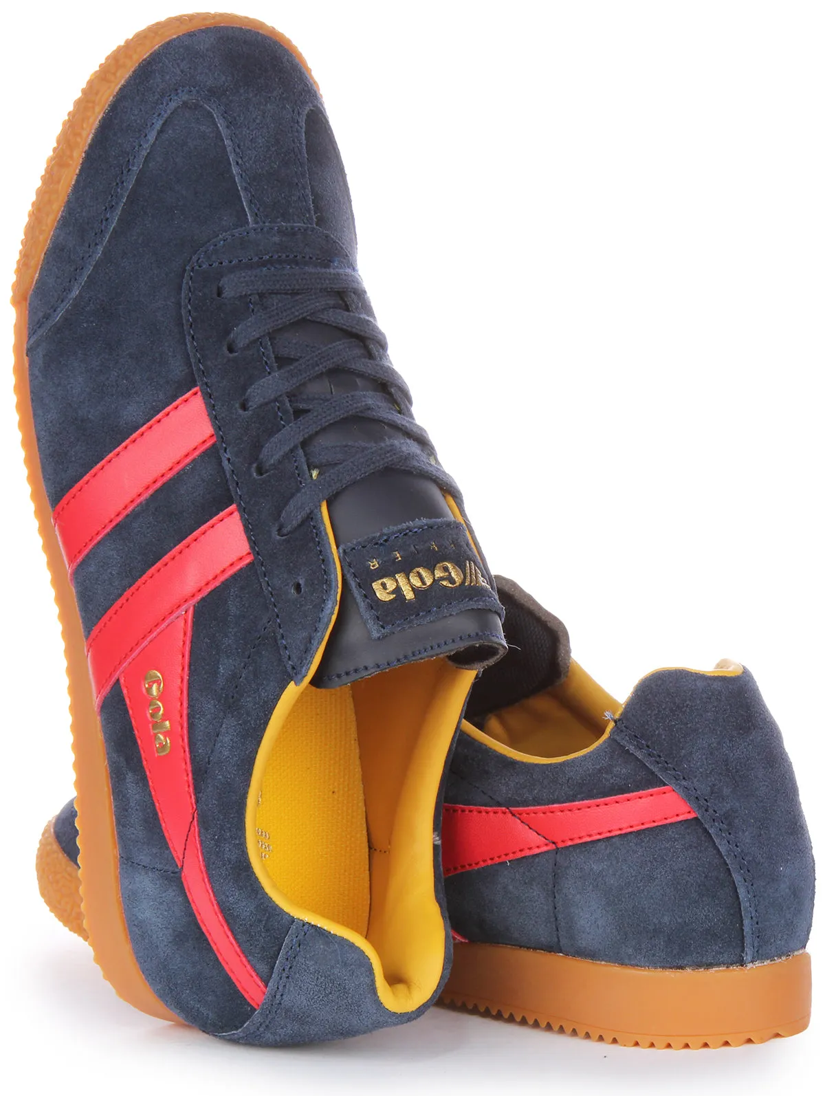 Gola Classics Harrier In Navy Red For Women Minimal Upper