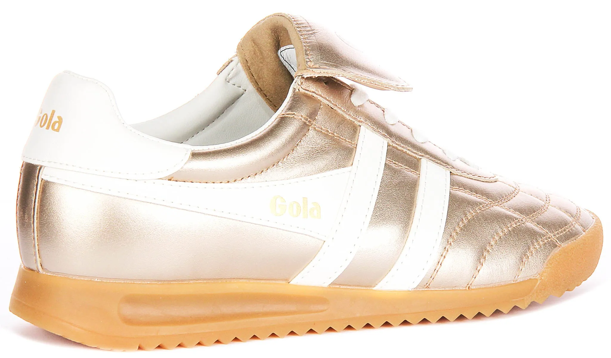 Gola Classics Stadium 86 In Gold White For Women Light Base