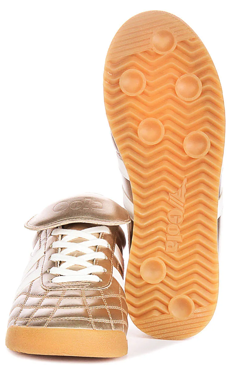 Gola Classics Stadium 86 In Gold White For Women Light Base