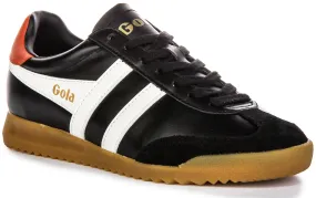 Lightweight Build Gola Classics Torpedo Leather In Black Orange For Women