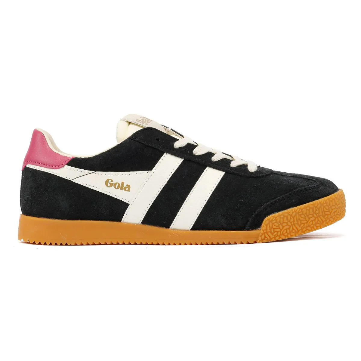 Gola Elan Suede Women's Black/White Trainers Motion shield