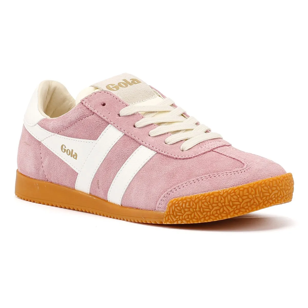 Gola Elan Suede Women's Candy/White Trainers Quick Slide