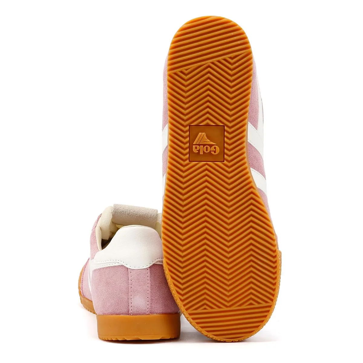 Gola Elan Suede Women's Candy/White Trainers Quick Slide