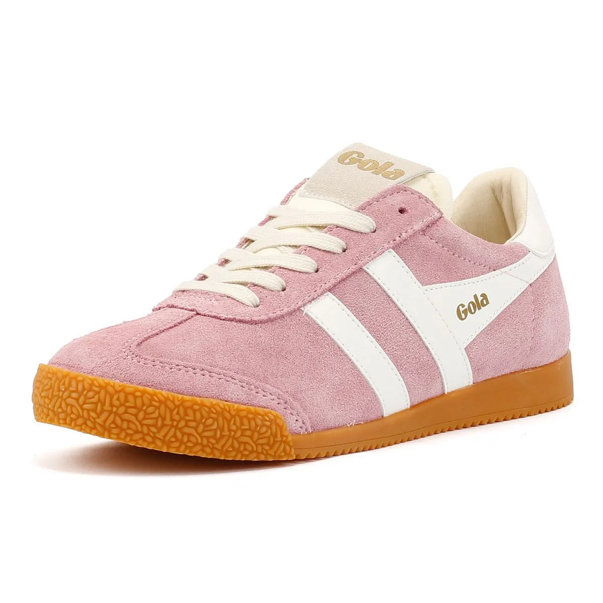 Gola Elan Suede Women's Candy/White Trainers Quick Slide