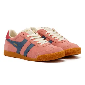 Gola Elan Suede Women's Coral Pink/Moonlight Trainers healthy living