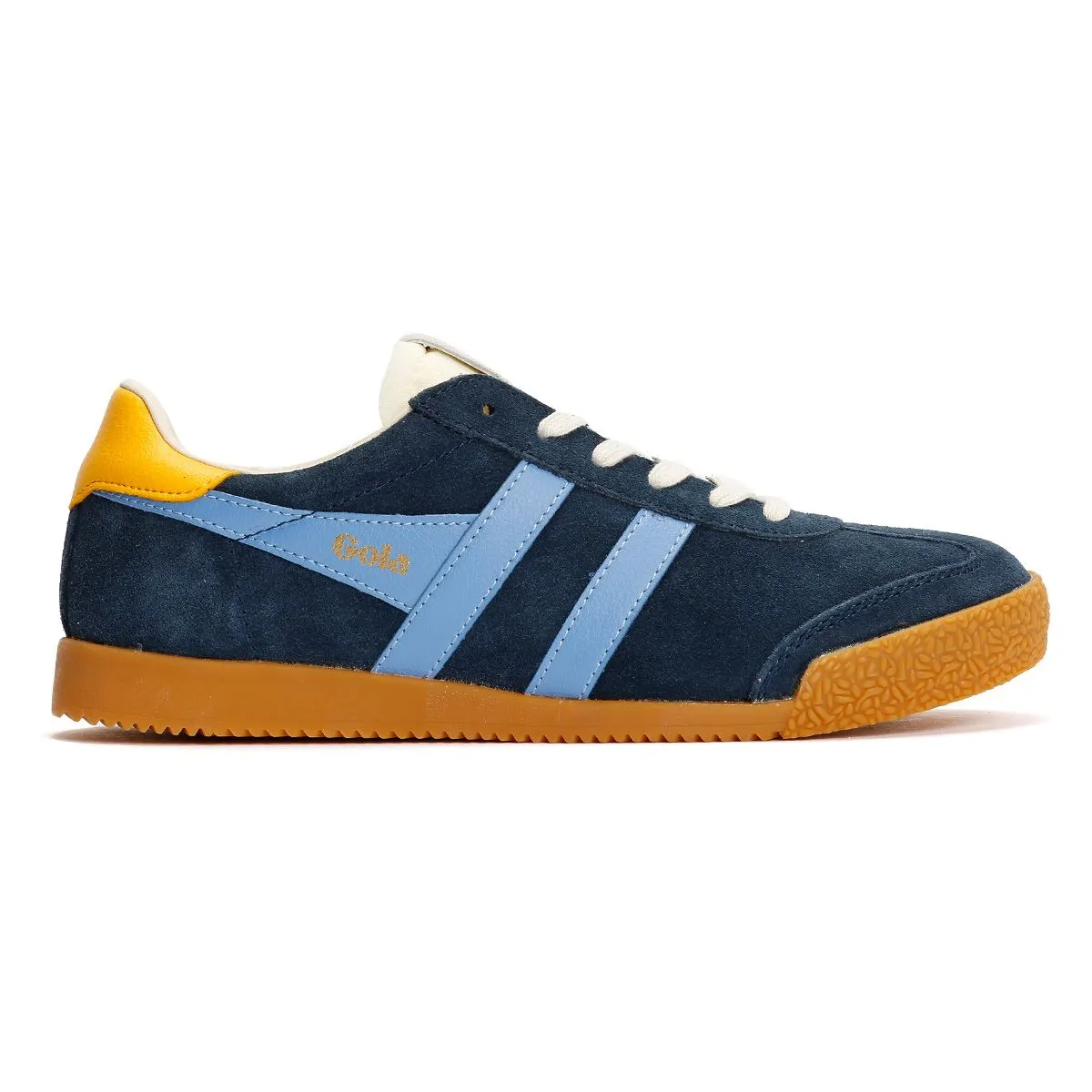 Gola Elan Suede Women's Navy/Vista Blue/Sun Trainers Quick Drying