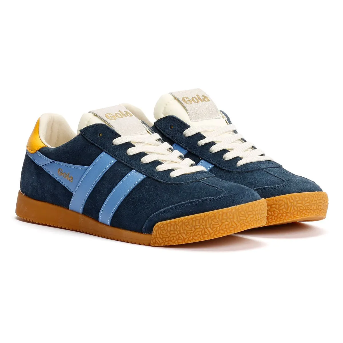 Gola Elan Suede Women's Navy/Vista Blue/Sun Trainers Daily Jogging Daily Workout