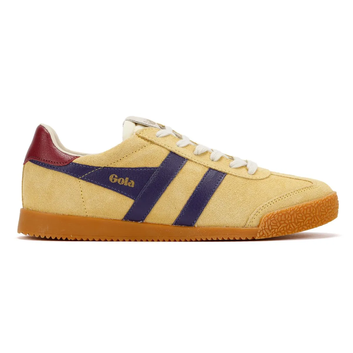 Gola Elan Suede Women's Pollen/Cerise Trainers Comfort Ride