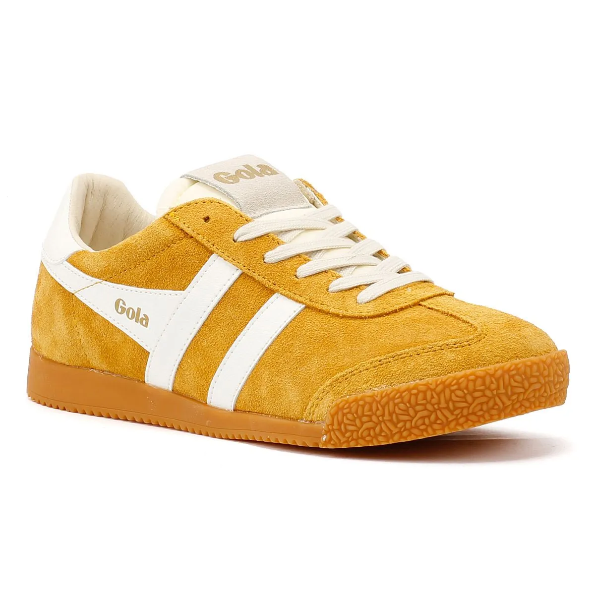 Gola Elan Suede Women's Sun/White Trainers Light Base