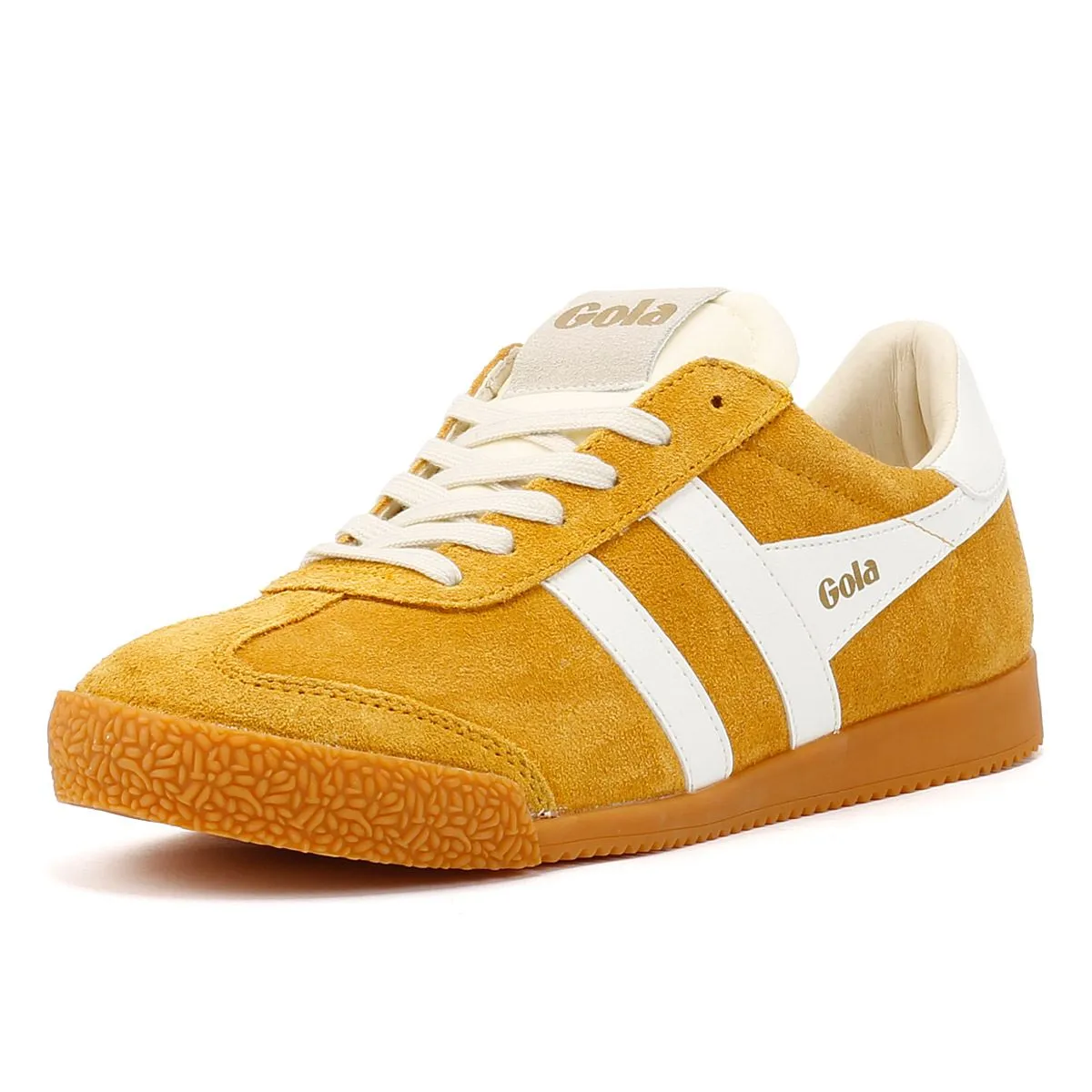 Gola Elan Suede Women's Sun/White Trainers Light Base