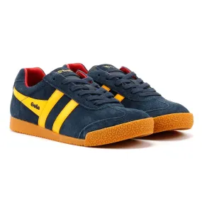 Multi sport Power Movement Gola Harrier Suede Women's Navy/Sun Trainers