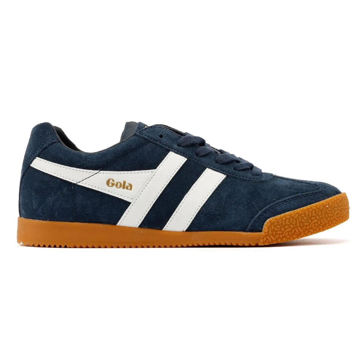 Gola Harrier Suede Women's Navy/White Trainers Power Transfer