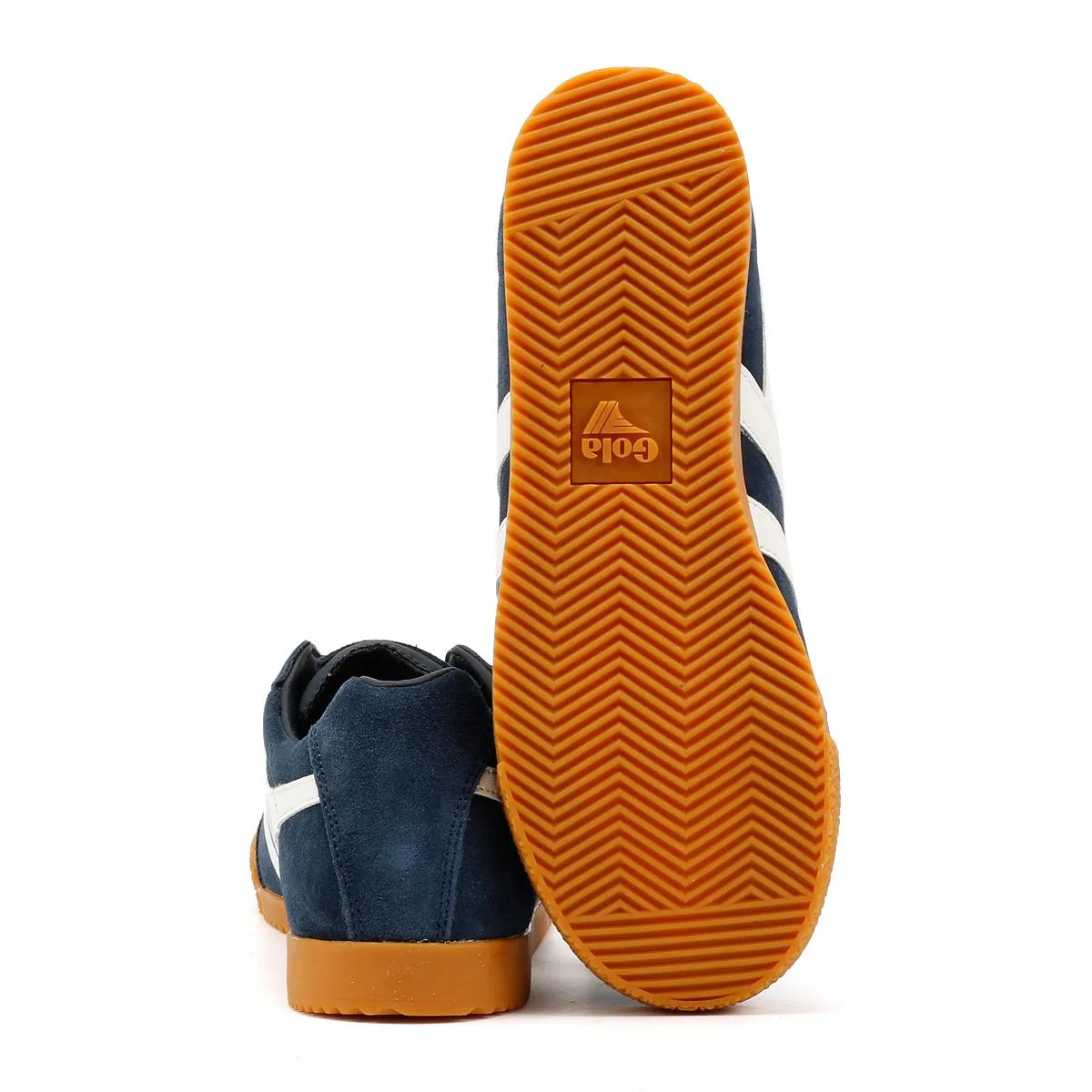 Gola Harrier Suede Women's Navy/White Trainers Power Transfer