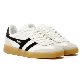 Ankle Lock Walk Friendly Gola Viper Leather Women's White/Black Trainers