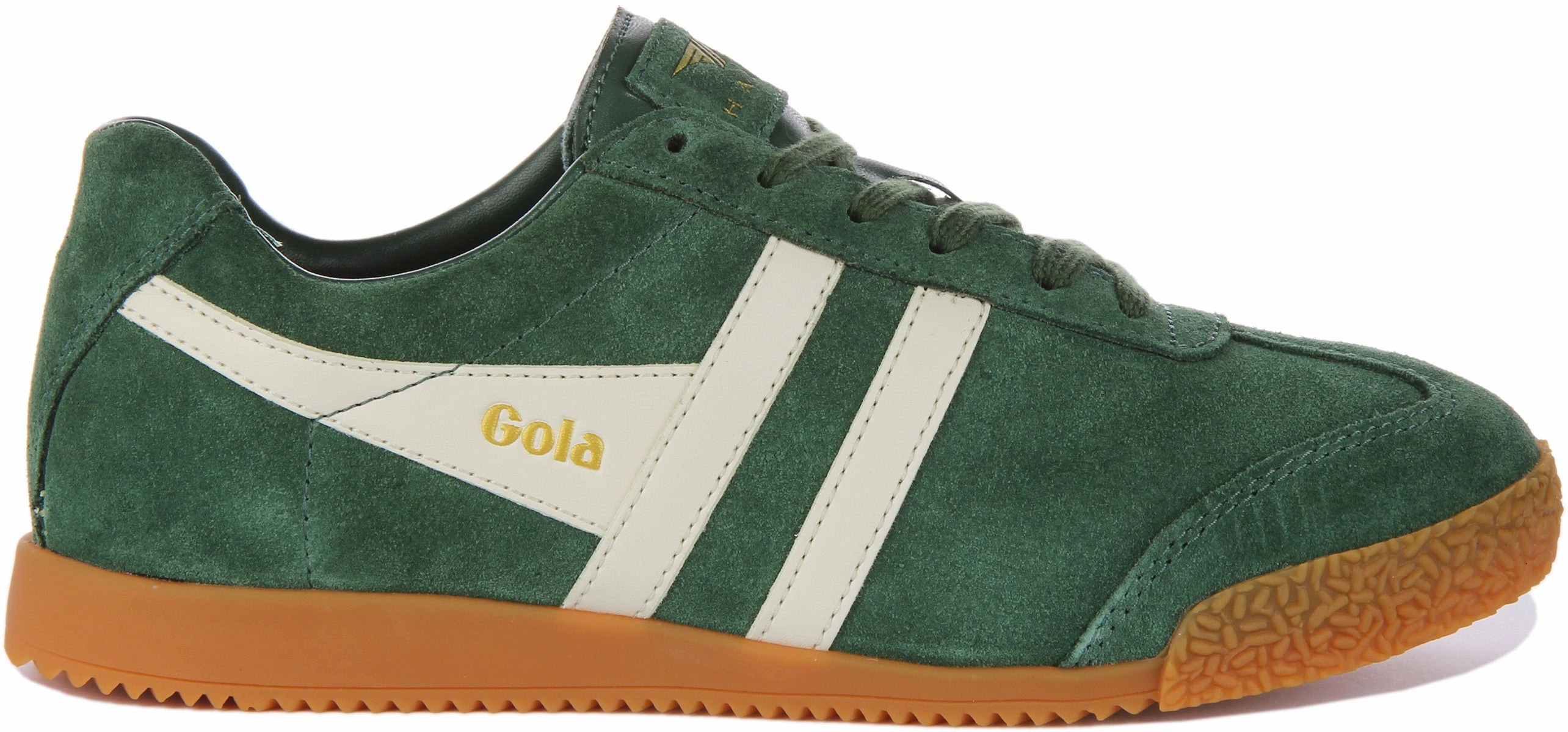 Gola Classics Harrier In Green Suede For Women Perfect Hold