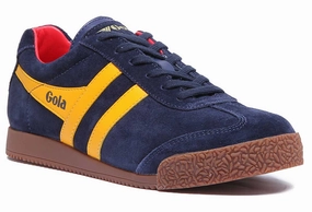 Running Stability Stretch Training Gola Classics Harrier In Navy Sun