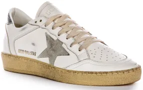 Golden Goose Ball Star Double In White Grey For Women High Activity Training Schedule