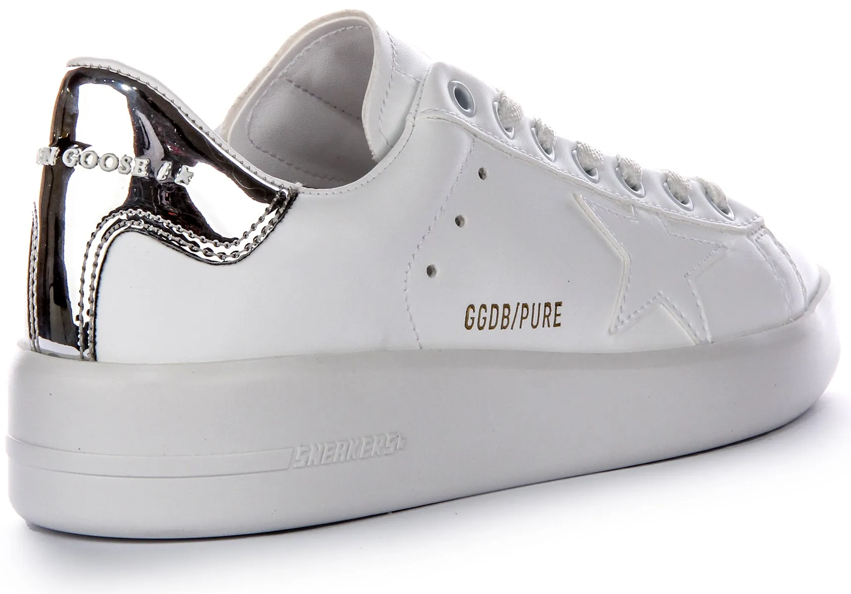 Golden Goose Pure Star New In White White For Women Air Bounce