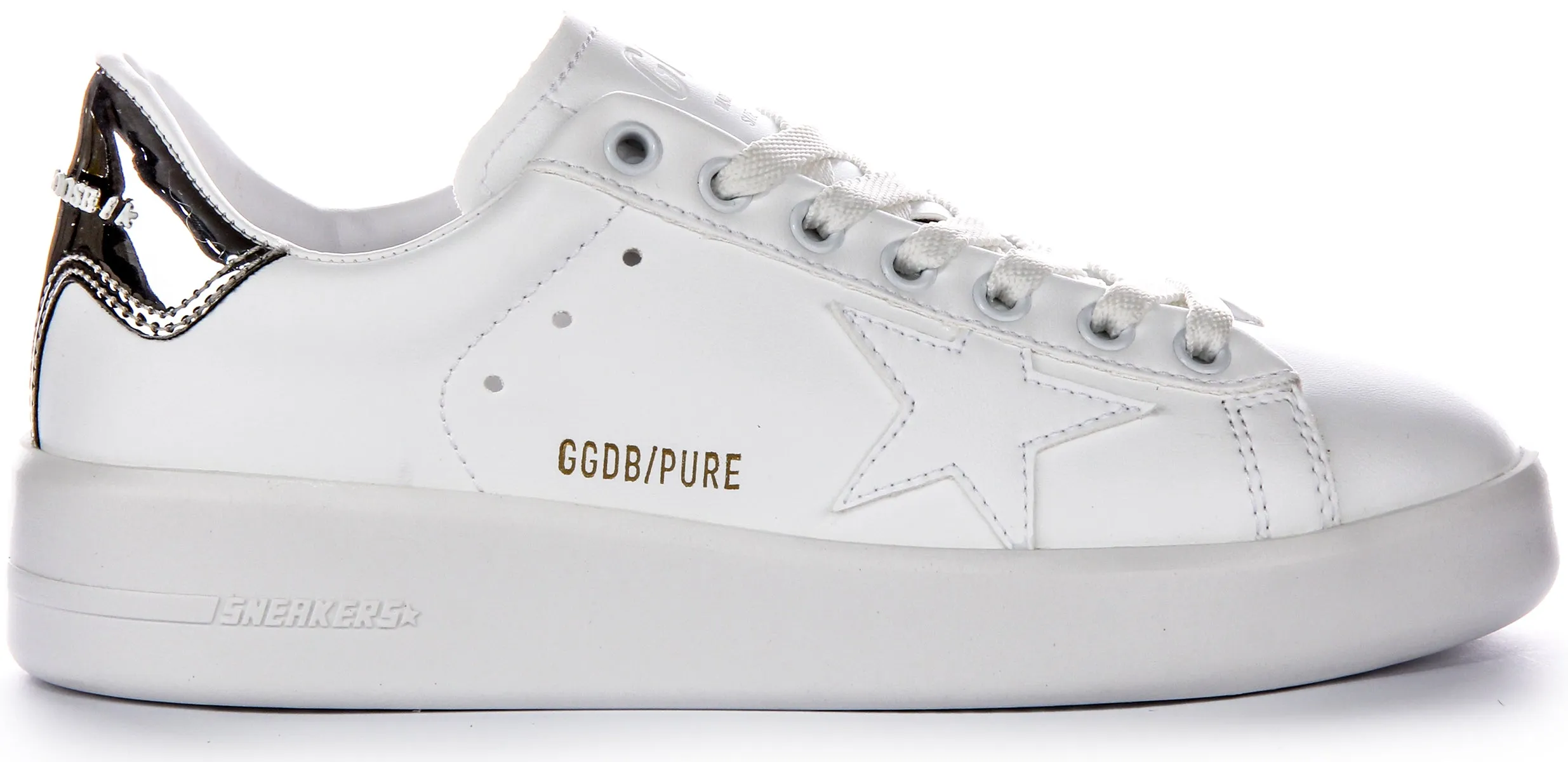 Golden Goose Pure Star New In White White For Women Air Bounce