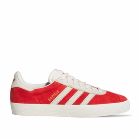 indoor shoes warm - up runs Adidas Gazelle Better Scarlet / Chalk White / Gold Metallic