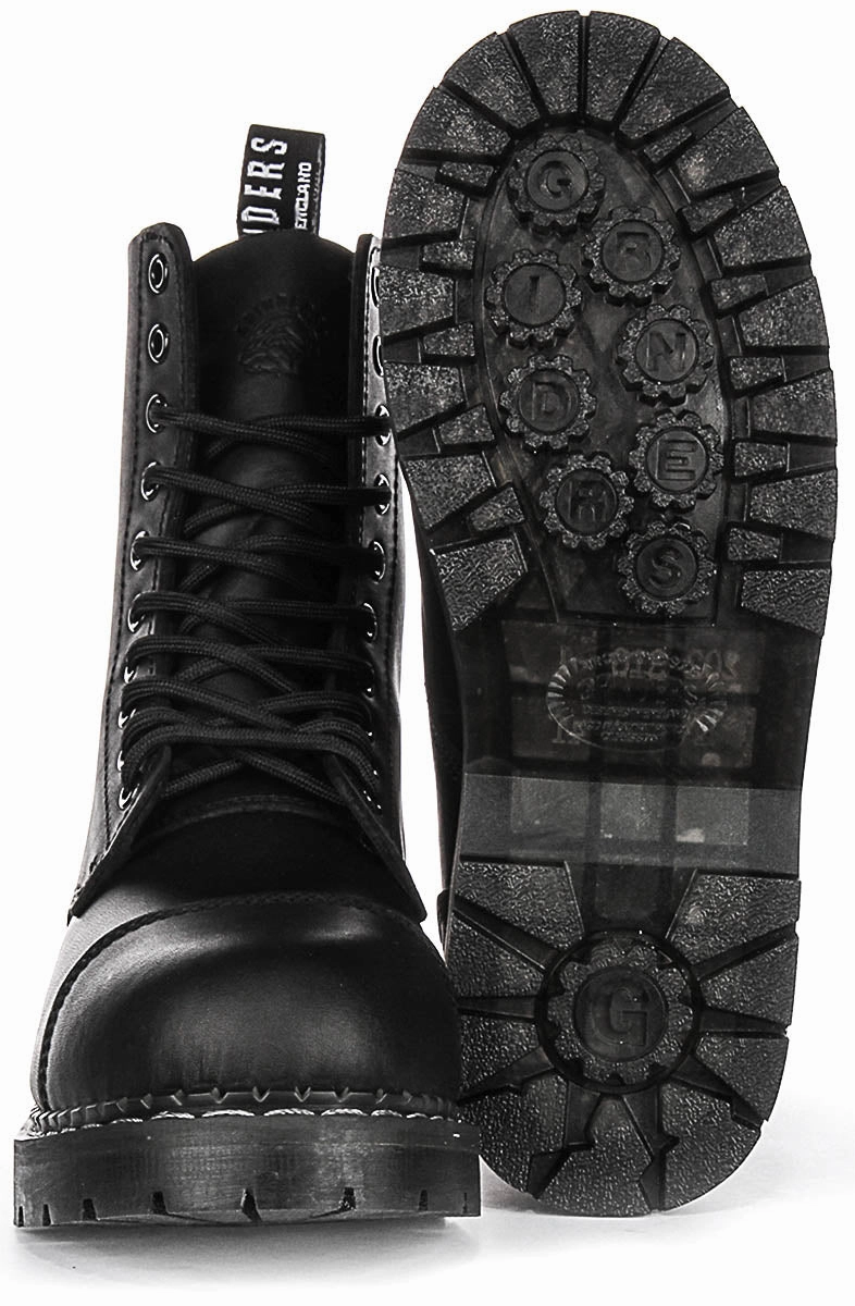 Grinders Stag ACS Premium In Black Boots Trail Master
