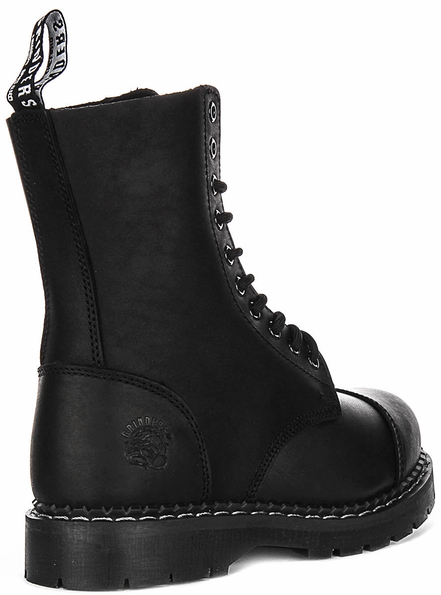 Grinders Stag ACS Premium In Black Boots Trail Master