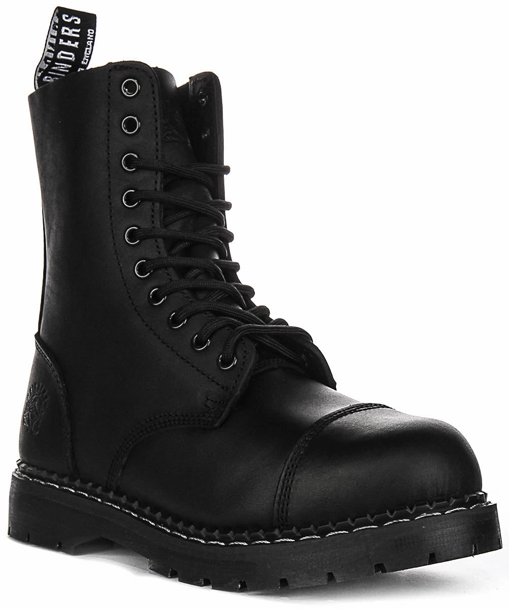 Path Walker Grinders Stag ACS Premium In Black Boots