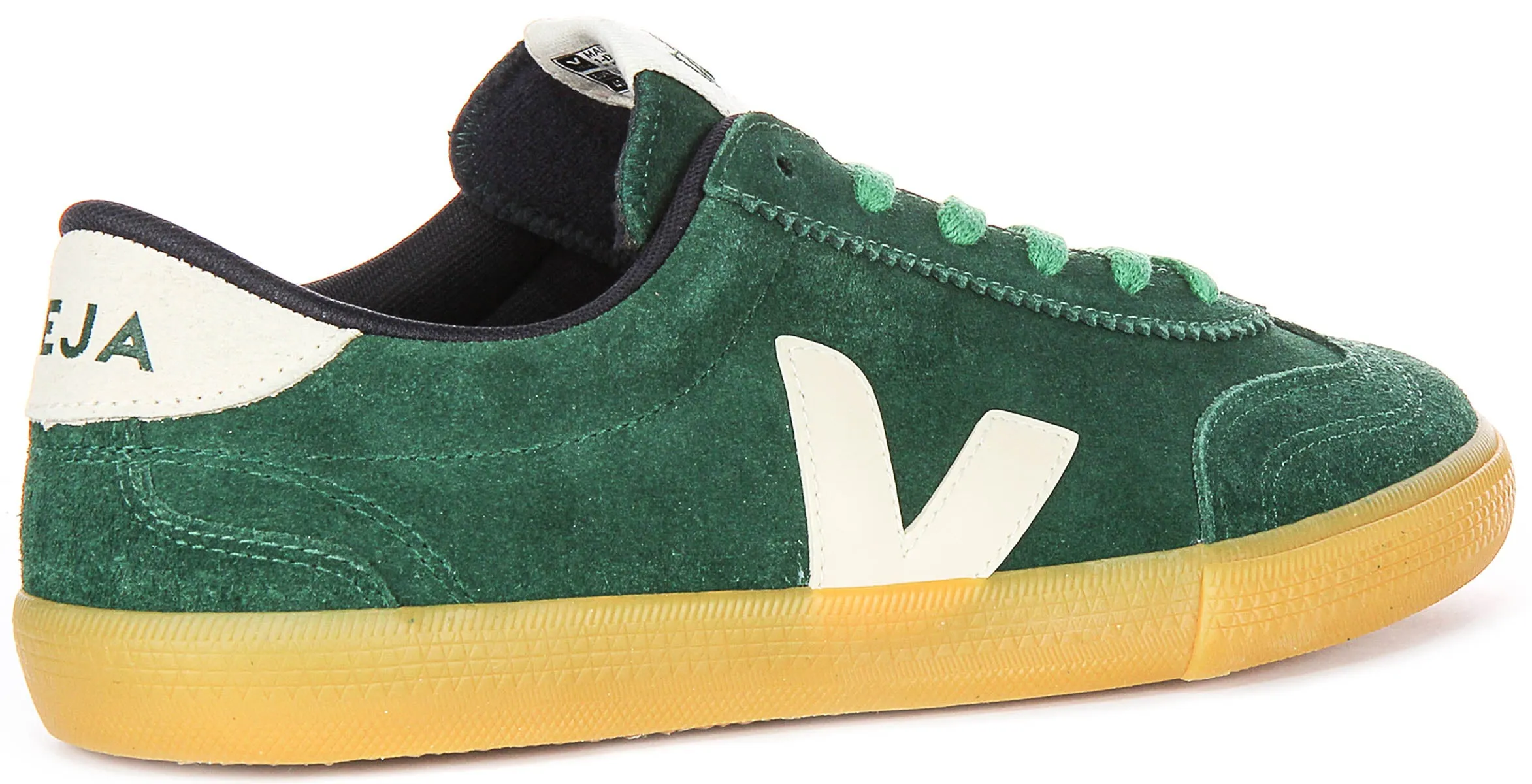 Grip Lines Veja Volley Suede In Green For Men