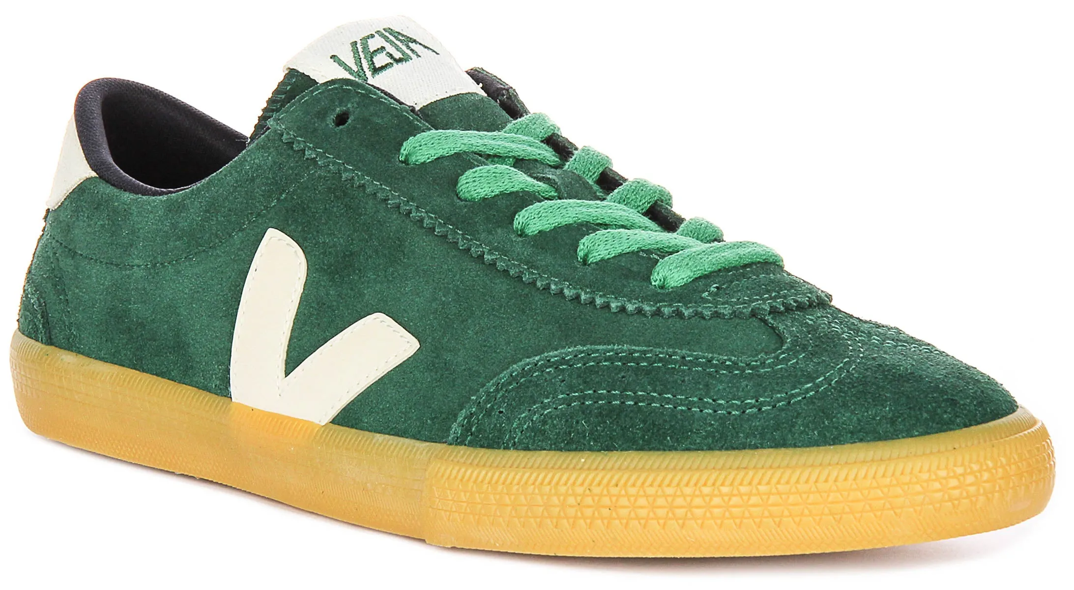 Veja Volley Suede In Green For Men Rebound Effect