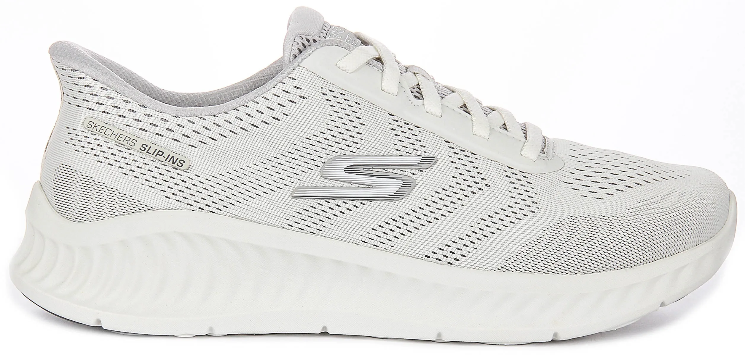 Grip Lock Skechers Go Walk Now Payton In White Grey For Men