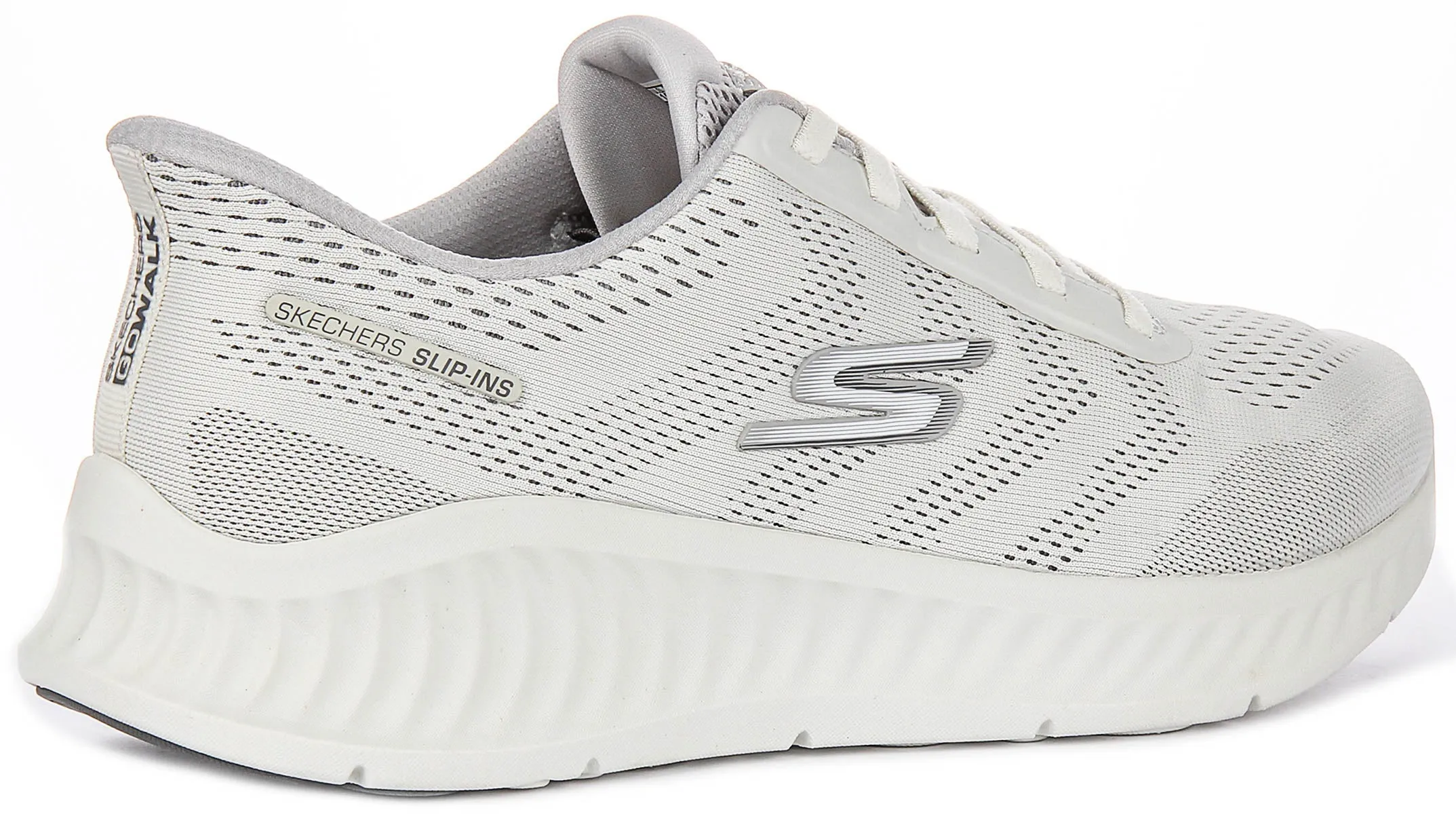 Grip Lock Skechers Go Walk Now Payton In White Grey For Men