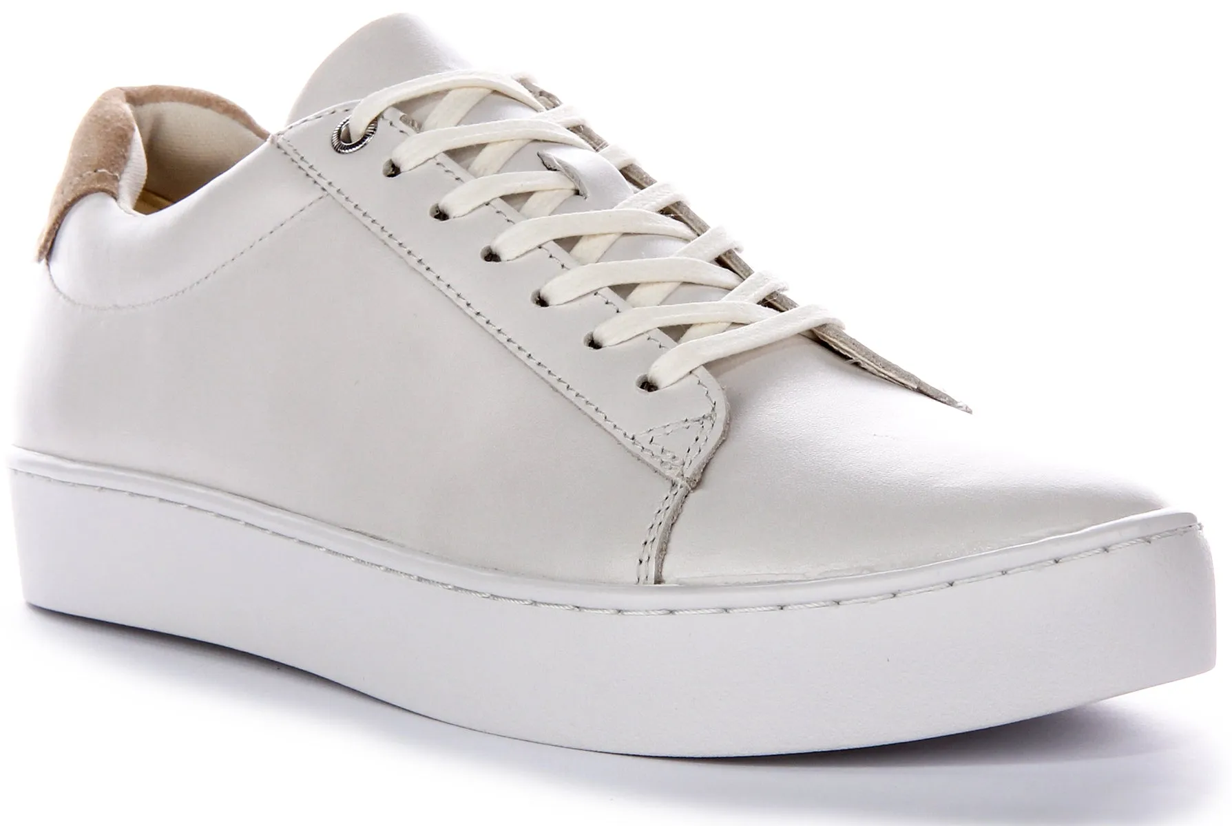 Vagabond Zoe In White Grey For Women Performance Zone Cushioned Base