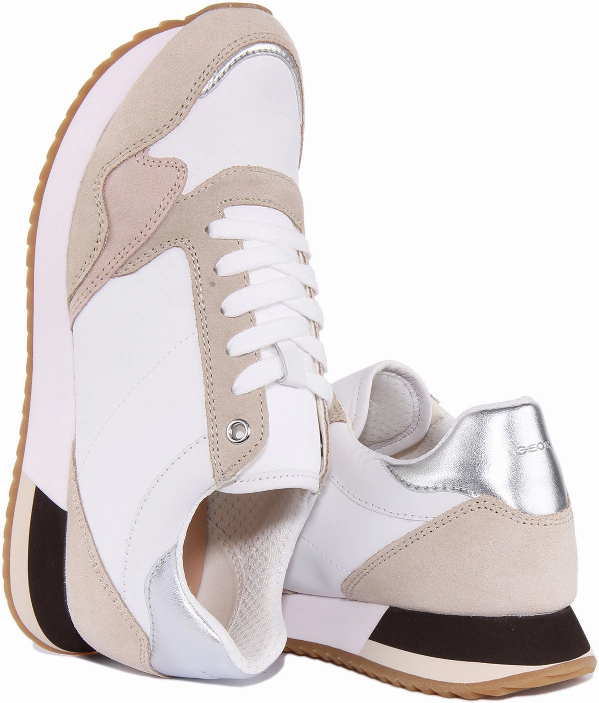 Grip Control Geox D Doralea In Cream For Women