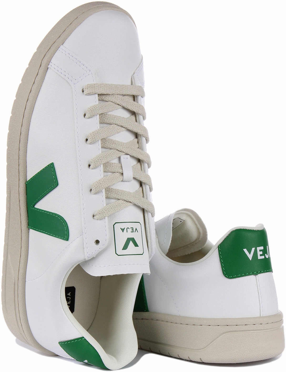 Grip Control Veja Urca Cwl In White Green For Women